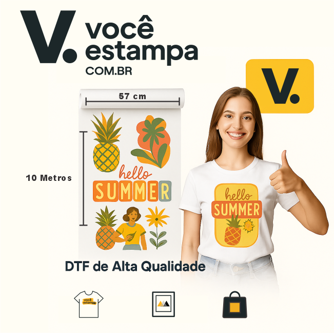 Impressão DTF por Metro