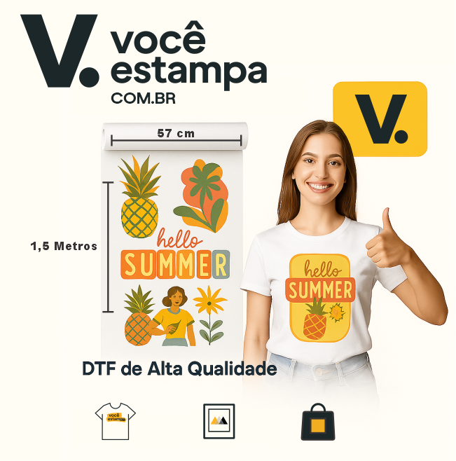 Impressão DTF por Metro