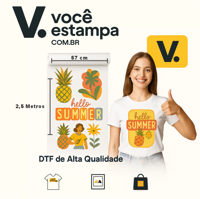 Impressão DTF por Metro