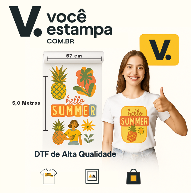 Impressão DTF por Metro