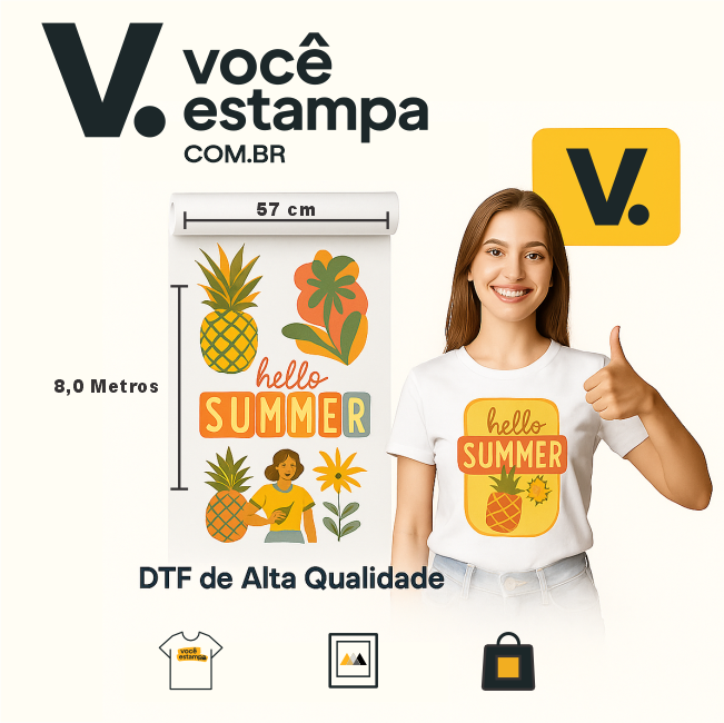 Impressão DTF por Metro