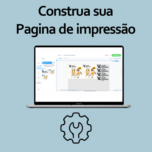 Impressão DTF / FOLHA A4 e A3